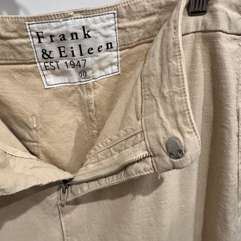 Frank & Eileen Kinsale Performance Pant in Khaki Size 10 - Picture 8 of 11